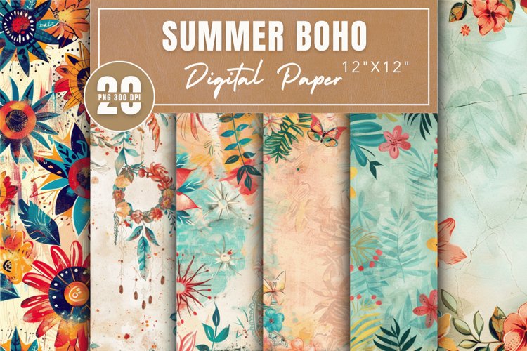 Summer Digital Paper Image 22