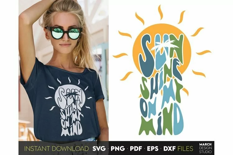 Sunshine On My Mind SVG File, Hello sunshine