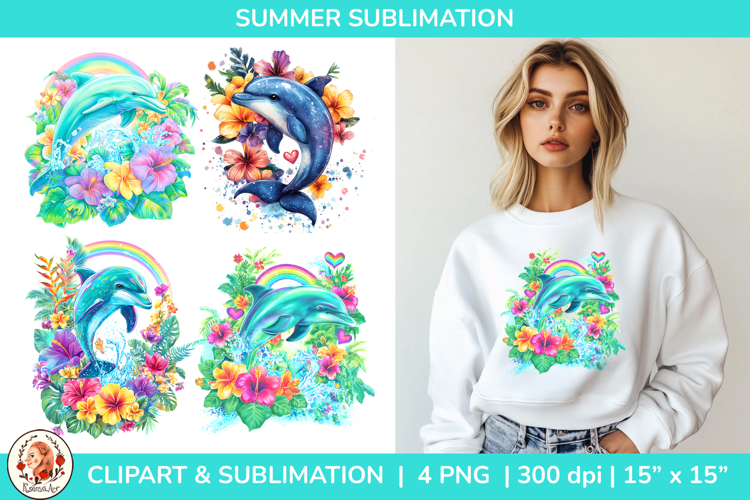 Tropical Flowers Clipart Image 24