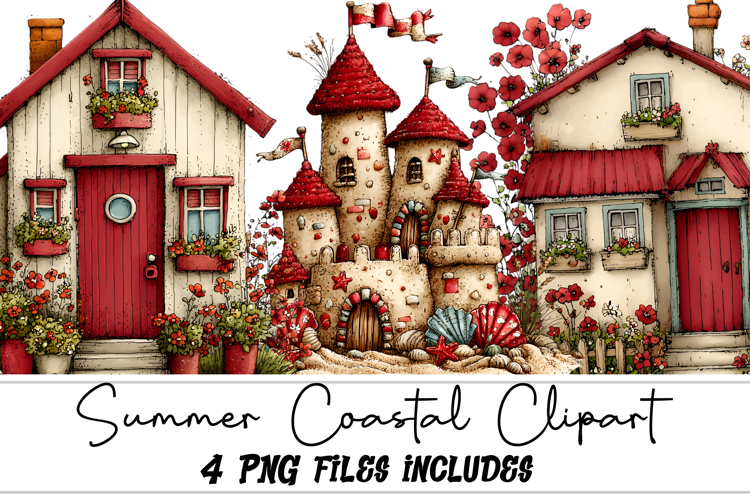 Summer Coastal Clipart