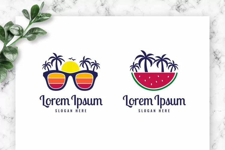 Summer Colorful Logo Templates