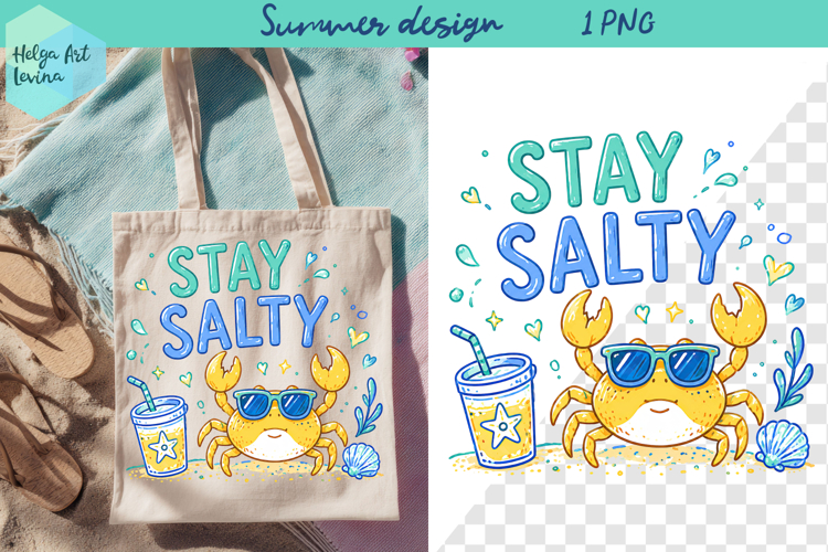 Summer sea, funny quotes PNG