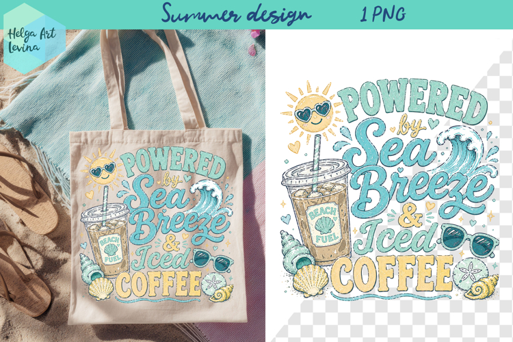 Summer sea, funny quotes PNG