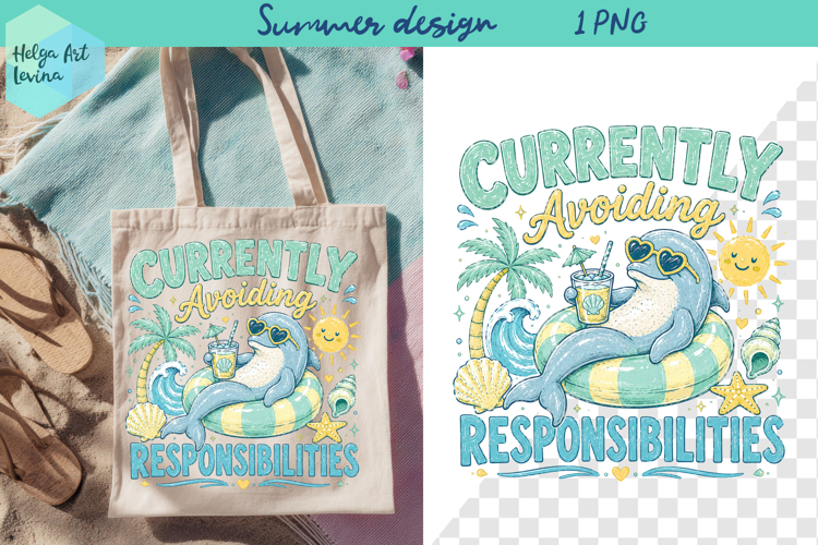Summer sea, funny quotes PNG