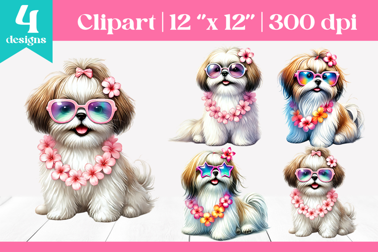 Shih Tzu Clipart Image 11