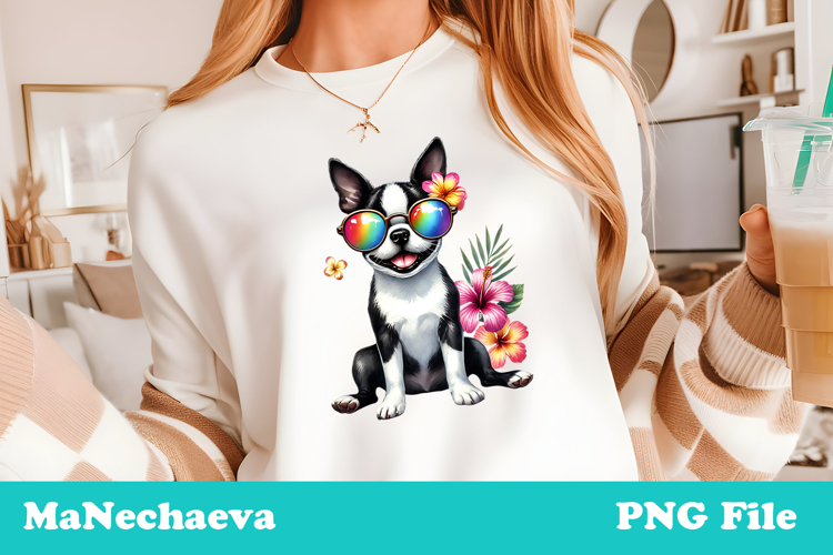 Boston Terrier Clipart Image 11
