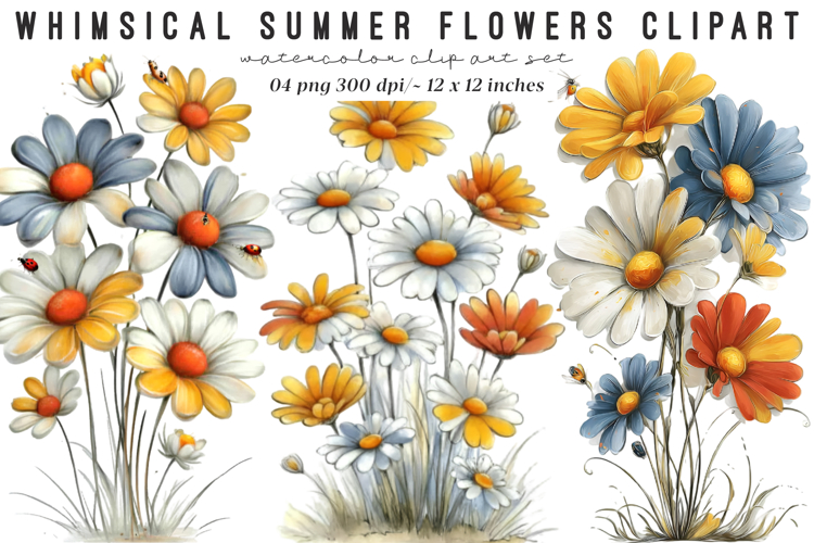 Summer Flowers Clipart