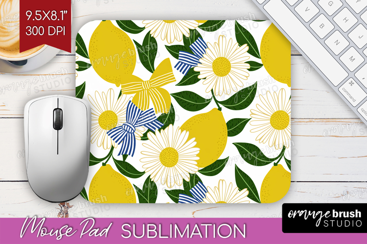 Summer Fruit Mouse Pad Sublimation - Fruit Mousepad PNG