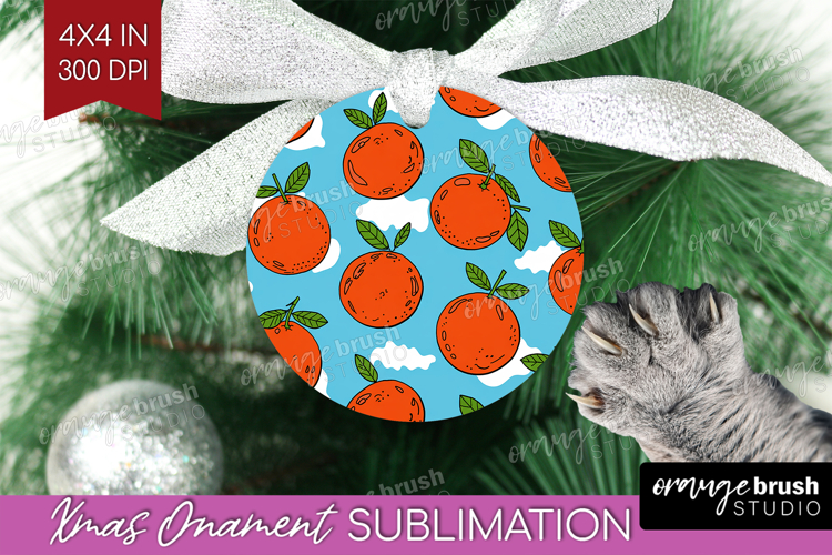 Summer Fruit Ornament PNG - Fruit PNG Sublimation