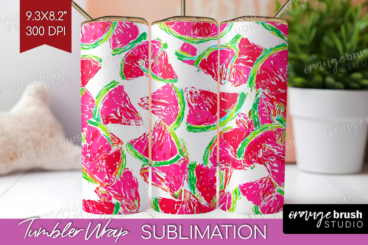Fruit Tumbler Wrap - Summer Tumbler PNG Sublimation