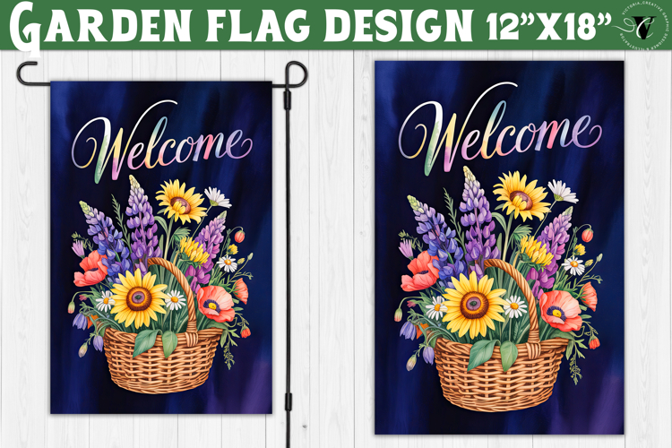 Sunflowers Garden flag | Welcome Floral Design