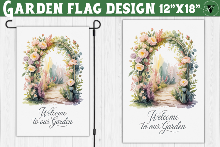 Sunflowers Garden flag | Welcome to our garden Floral Design