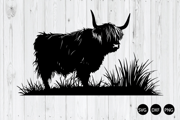 Summer Highland Cow SVG, Highland Cow SVG, Animal SVG
