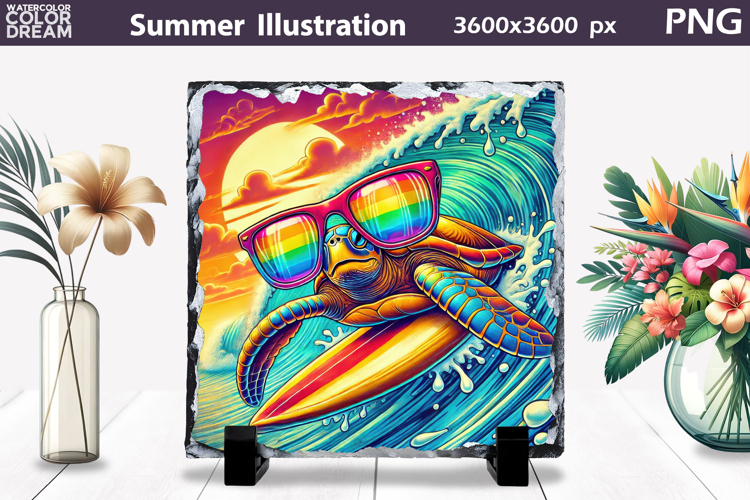 Sunset Graphic Image 2