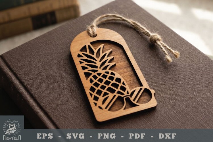 Summer Lasercut Bookmark 3 example image 1