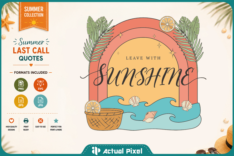 Summer Last Call SVG PNG