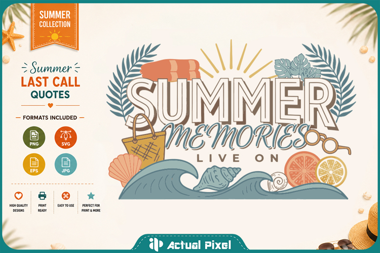 Summer Last Call SVG PNG