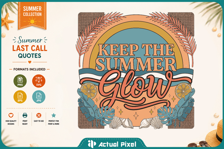 Summer Last Call SVG PNG