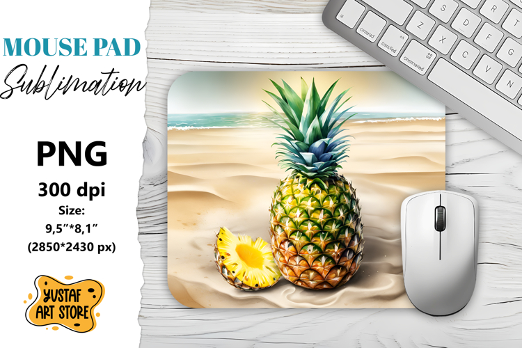 Vacation mouse pad sublimation. Summer mouse pad