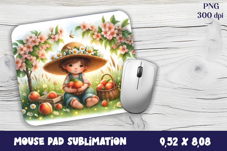 Gnome Mouse Pad. Autumn Mouse Pad