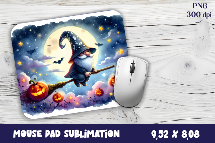 Gnome Mouse Pad. Autumn Mouse Pad