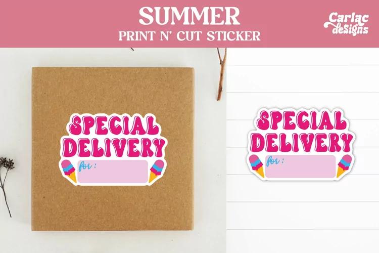 Summer Packaging Stickers, Beach Packaging Stickers