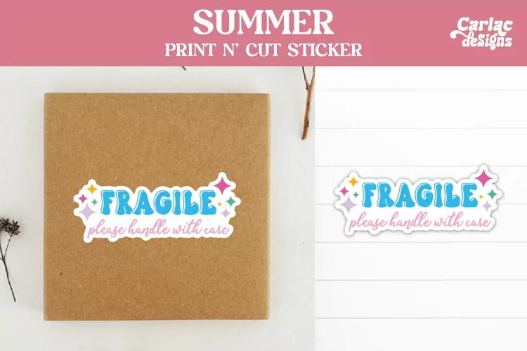 Summer Packaging Stickers, Beach Packaging Stickers