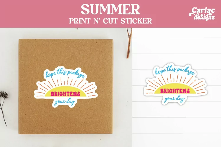 Summer Packaging Stickers, Beach Packaging Stickers