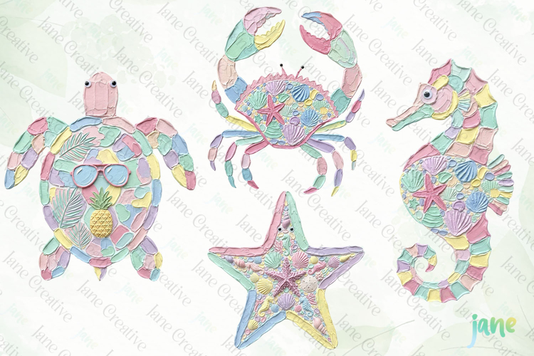 Summer Painted Clipart