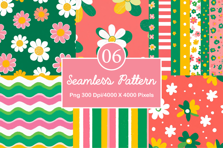 Summer Patterns Colorful Backgrounds