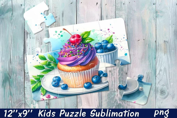 Kids puzzle | Puzzle sublimation, cake cream