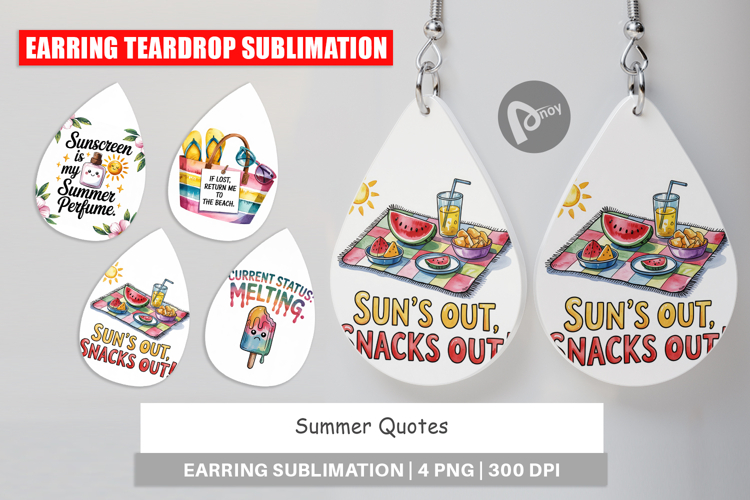 Earring Summer Quote