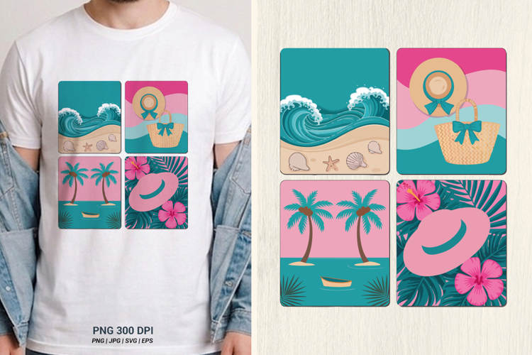 Summer Quotes Sublimation SVG PNG example image 1