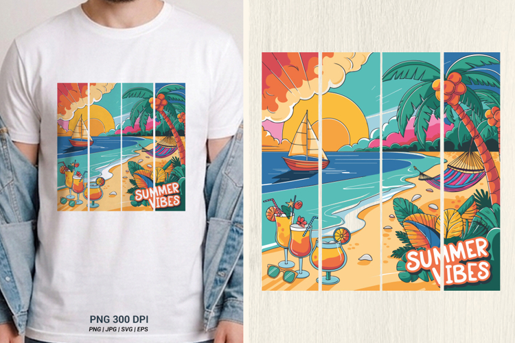 Summer Quotes Sublimation SVG PNG