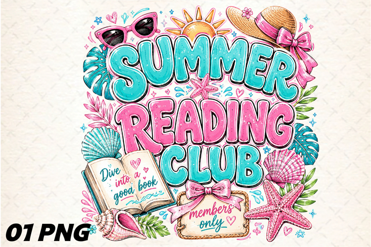 Summer Reading Club PNG