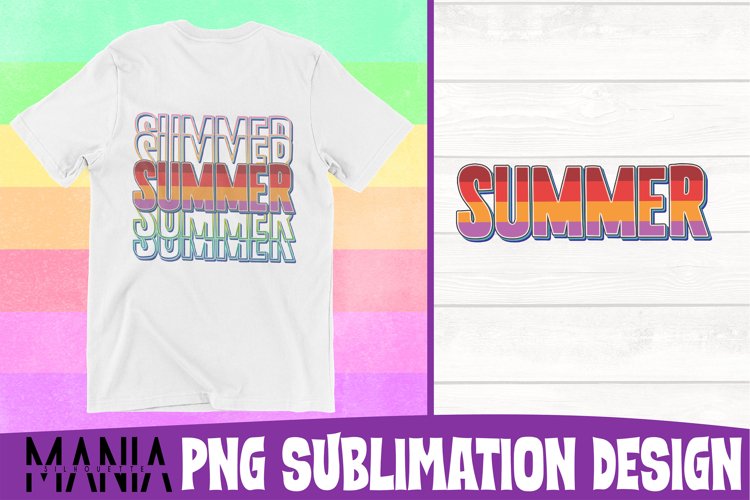 Retro Summer Sublimation, Summer Retro Sublimation Design