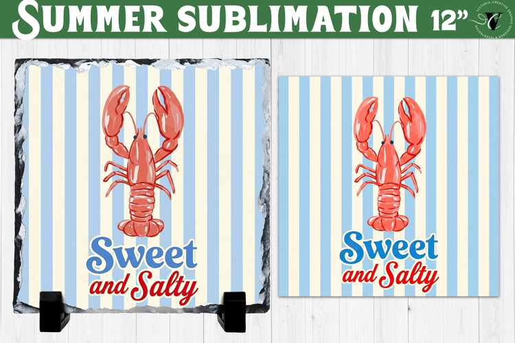 Sweet and Salty Summer Sublimation | Coastal Lobster Beach
