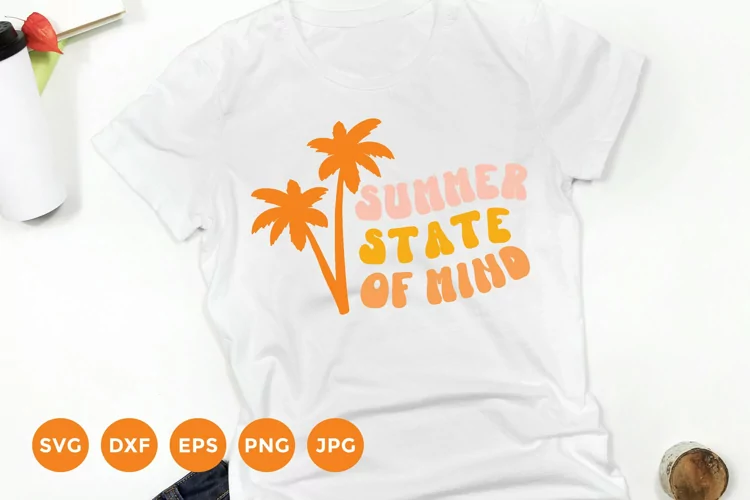 Summer State of Mind | Retro Svg | Palmtrees Svg
