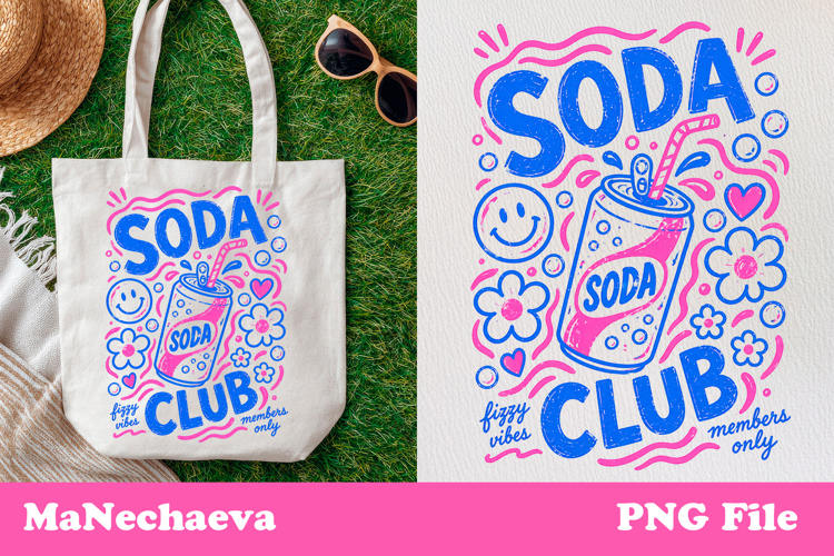 Cute Summer Funny Sublimation | Soda Club PN