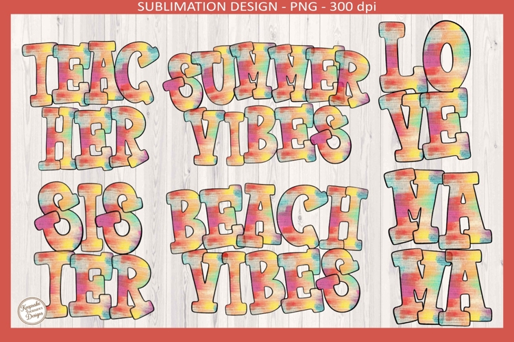 Summer Sunrise Words, Beach Theme , Sublimation png