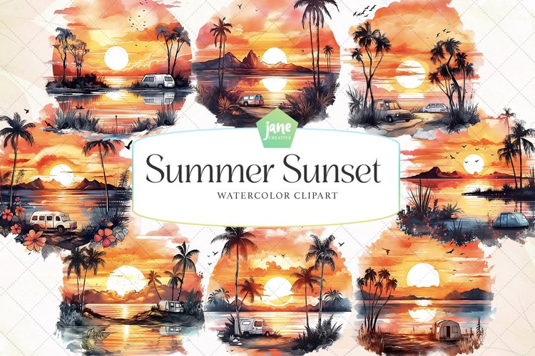 Sunset Illustration Image 5