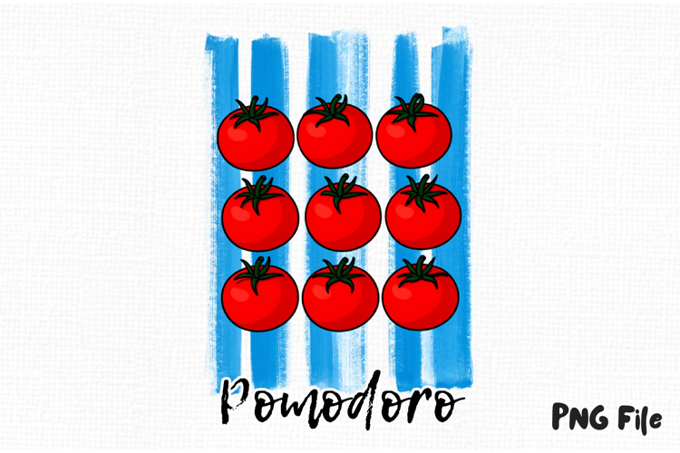 Summer Tomato Hand Drawn