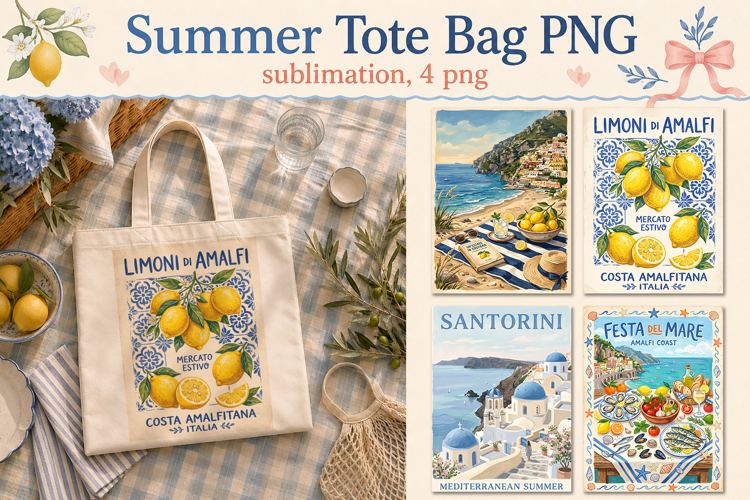 Summer Tote Bag PNG, Funny bag sublimation