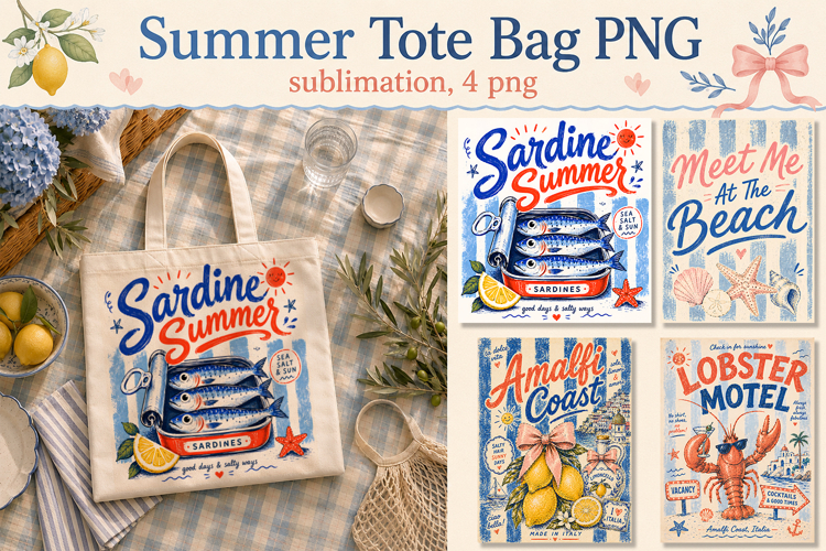 Summer Tote Bag PNG, Funny bag sublimation