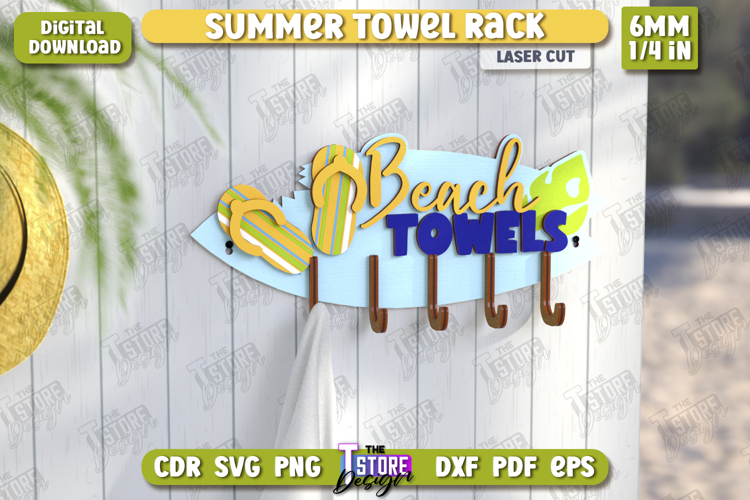 Beach Towel Clipart Image 8