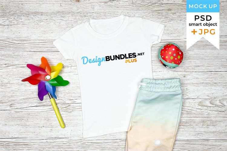 White Tshirt Mockup Image 6