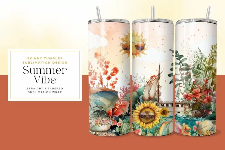 Summer Vibe Tumbler Wrap