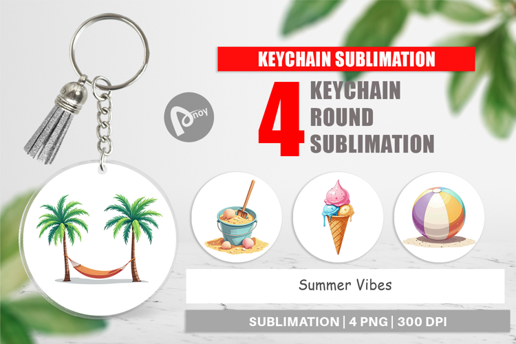 Keychain Summer Vibes
