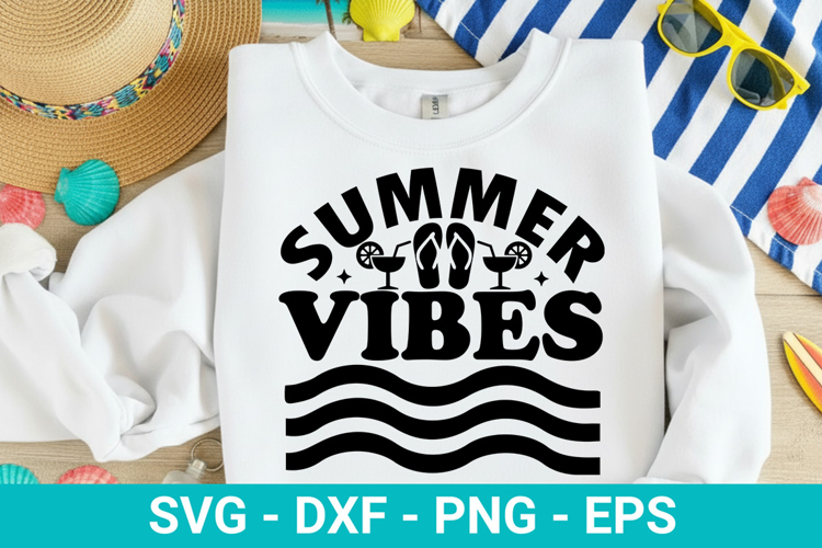 Summer Vibes - Summer SVG Design