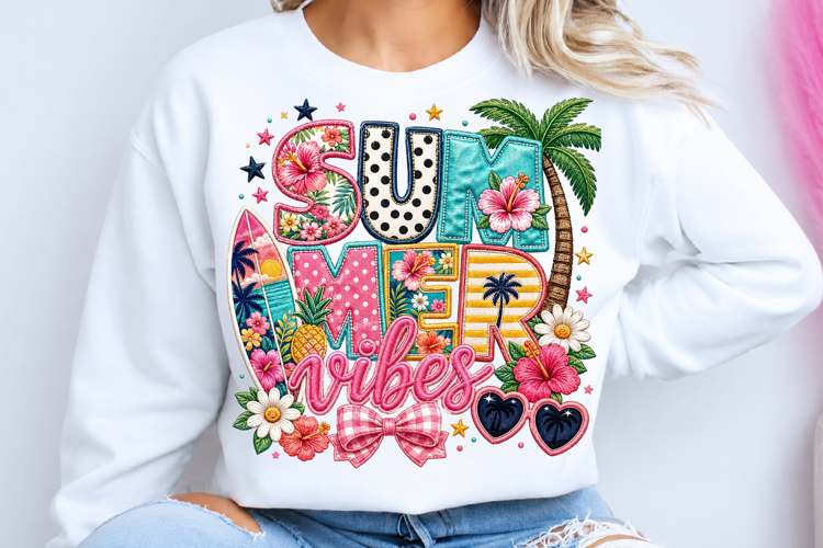 Summer Vibes Sublimation PNG